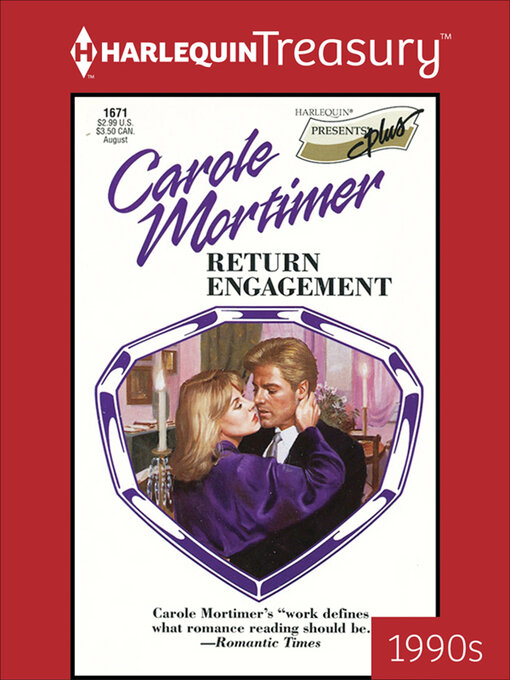 Title details for Return Engagement by Carole Mortimer - Available